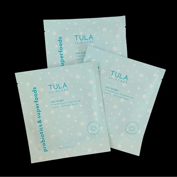 TULA Skincare Star Bright Hydrogel Masks - Picture 1 of 2